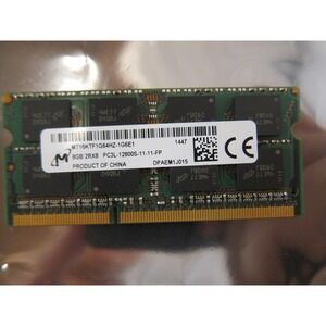 Micron 8GB DDR3L 1600 MHz 2RX8 PC3L-12800S Pin Laptop‎ Memory SODIMM Micron